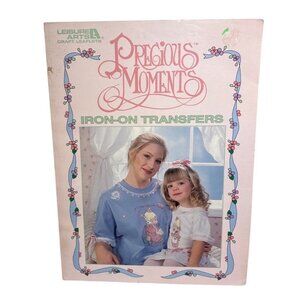Precious Moments Iron On Transfers In a Book By Leisure Arts
